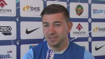 Avant Sochaux - HAC, interview de Mickaël Le Bihan