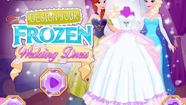 Gefrorene Brautkleid spiele - Anzieh für Elsa und Anna