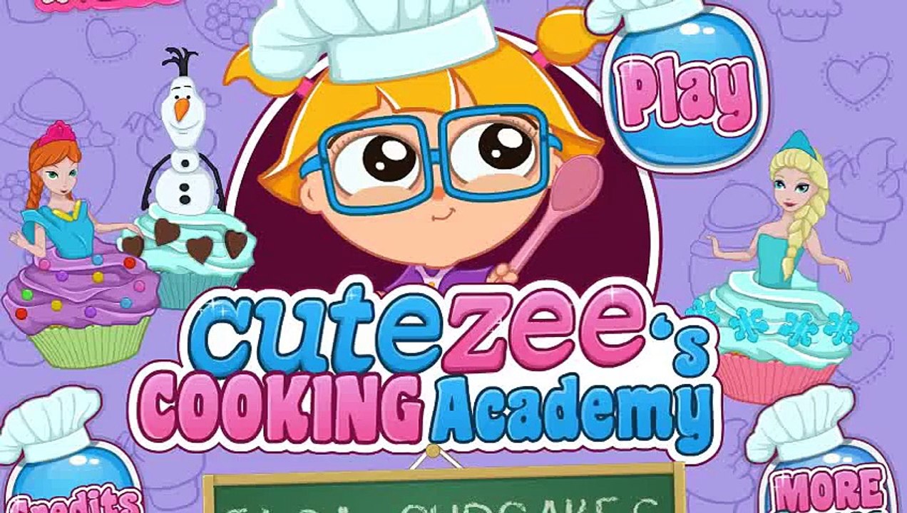 Gefrorene Prinzessin Elsa Kochen Cupcakes in der unterhaltsamen Spiel