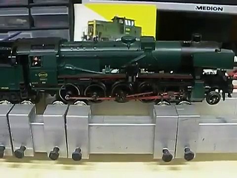 Marklin nmbs op zelfgemaakte testbank