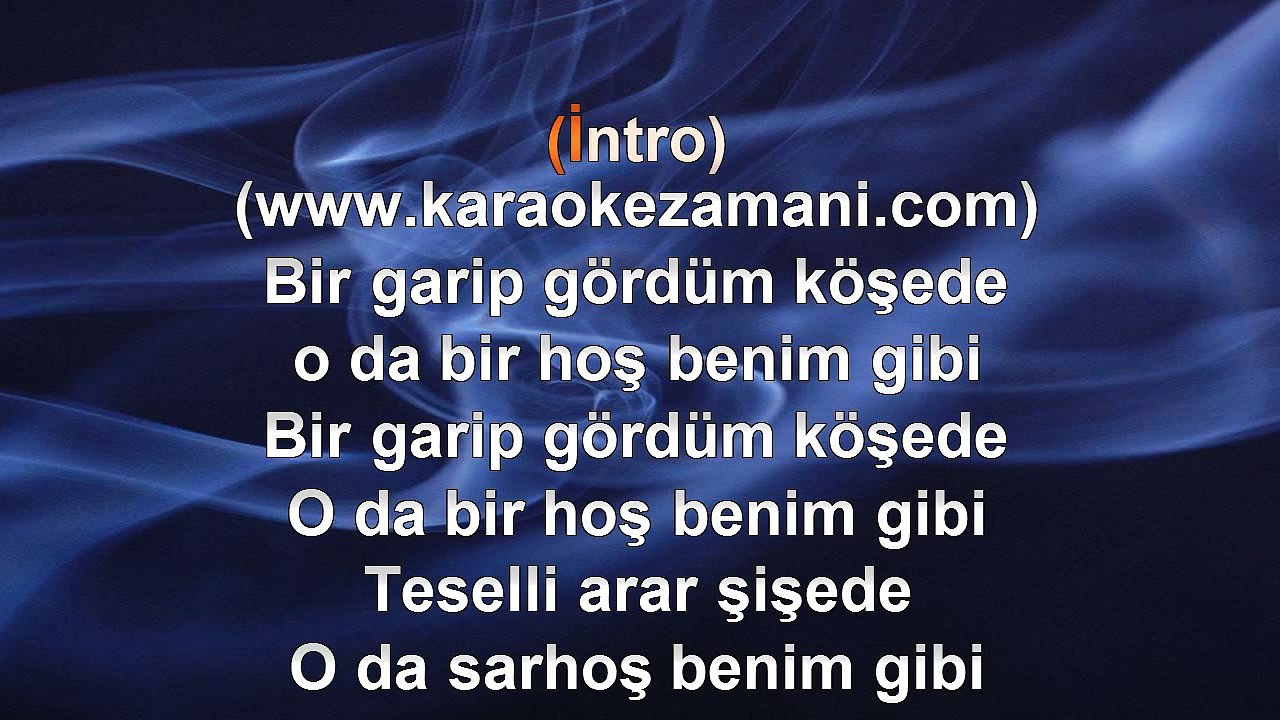 Doğan Karatepe - Benim Gibi - 2011 TÜRKÇE KARAOKE
