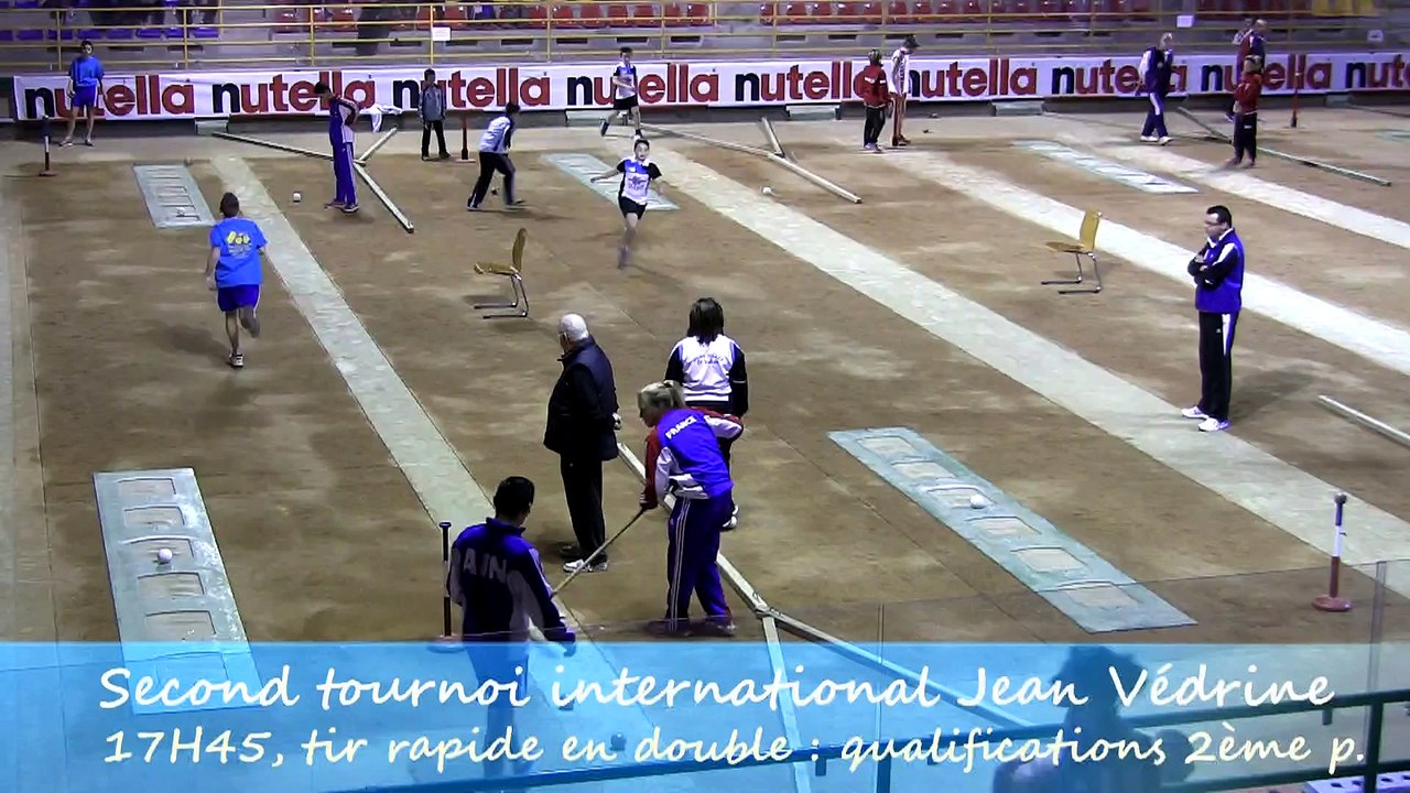 Qualifications 2, U15, tir rapide en double, Second tour international Jean Védrine, Sport Boules, Saint-Vulbas 2015