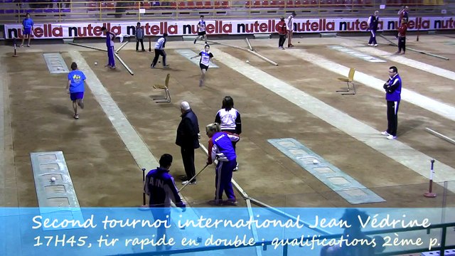 Qualifications 2, U15, tir rapide en double, Second tour international Jean Védrine, Sport Boules, Saint-Vulbas 2015