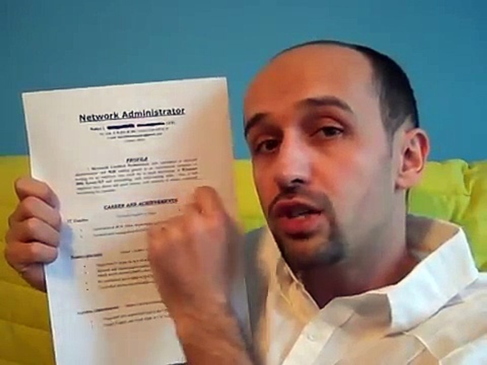 Perfect CV / resume - examples discussed - Lots of TIPS, lay-out, wording, structre,