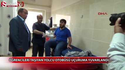 Video herunterladen: Öğrencileri taşıyan yolcu otobüsü uçuruma yuvarlandı