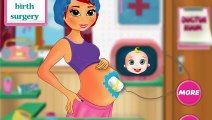 Césarienne chirurgie de naissance jeu de naissance de bébé