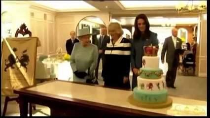 Kate Middleton (the 'Duchess of Cambridge') asks "can you test the smell by smelling it?"