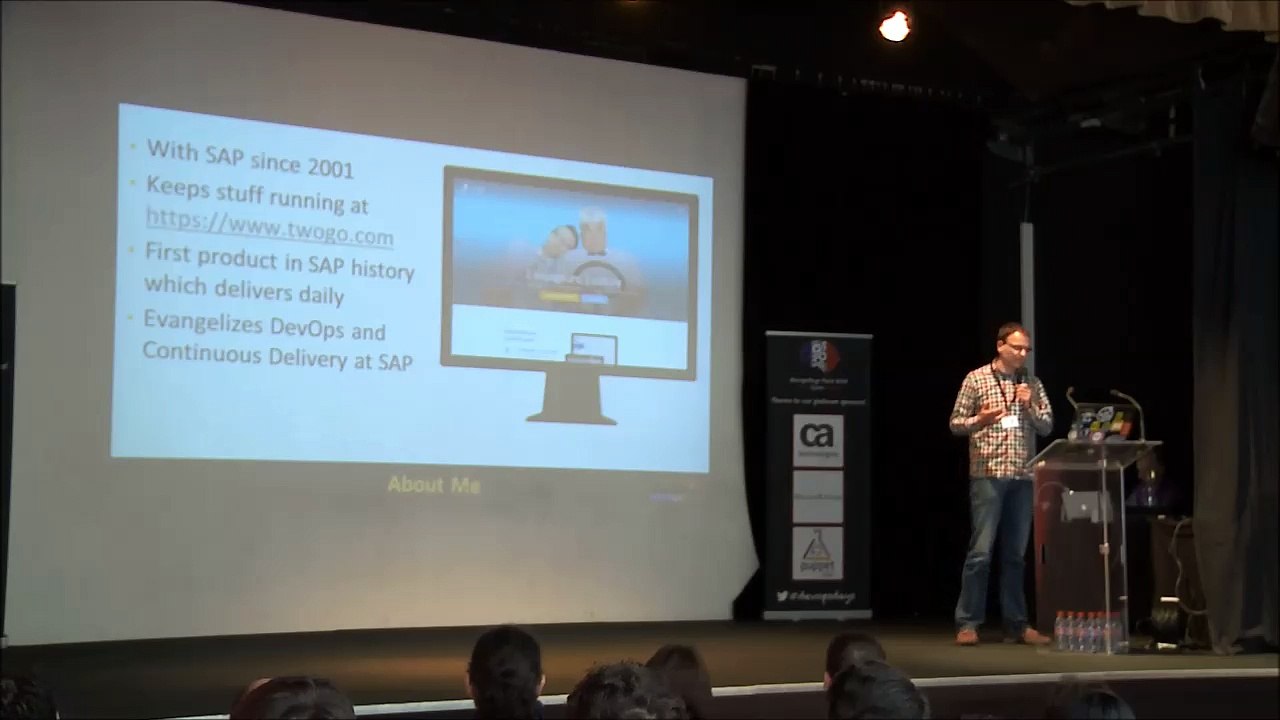 devopsdays Paris 2015 - Dirk Lehmann: Making the elephant dance, daily deliveries at SAP