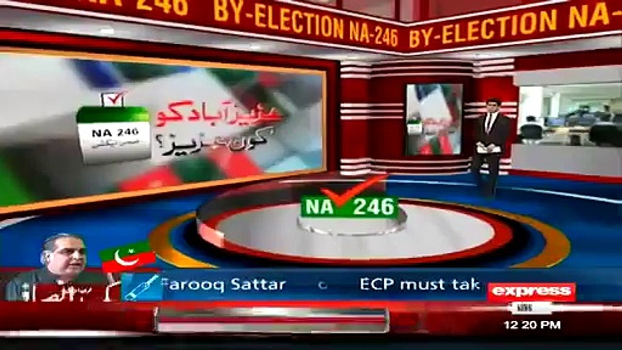 MQM Woman clashes with Policeman in NA-246 by Election Polling Station