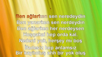 Doğuş - Ben Ağlarken - 2012 TÜRKÇE KARAOKE