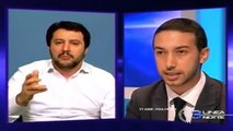 Khalid Chaouki tira pallonate in faccia al comunista riciclato Matteo Salvini