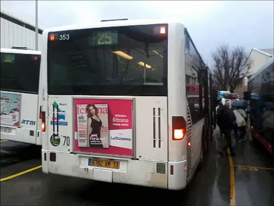 [Sound] Bus Mercedes-Benz Citaro n°353 de la RTM - Marseille sur la ligne 25