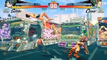 Ultra Street Fighter 4 Omega mode mods sexy new Sakura Bikini Cammy Wild Kitty costumes HD 60fps 3