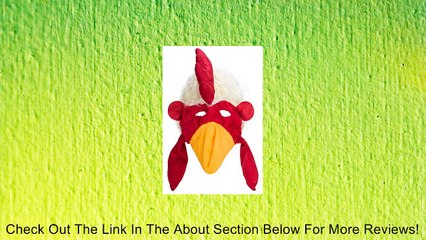 Chicken Hat with Mask, Adult or Kids, One Size Review