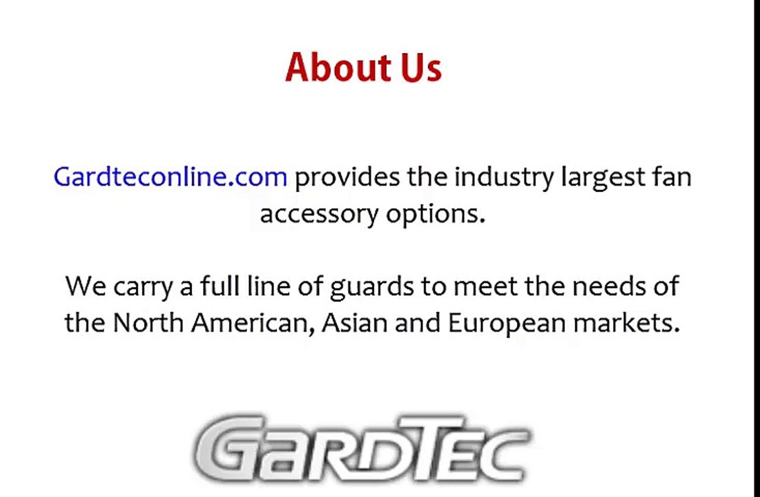 GardTec Online - New Products For Cabinet Cooling Fans