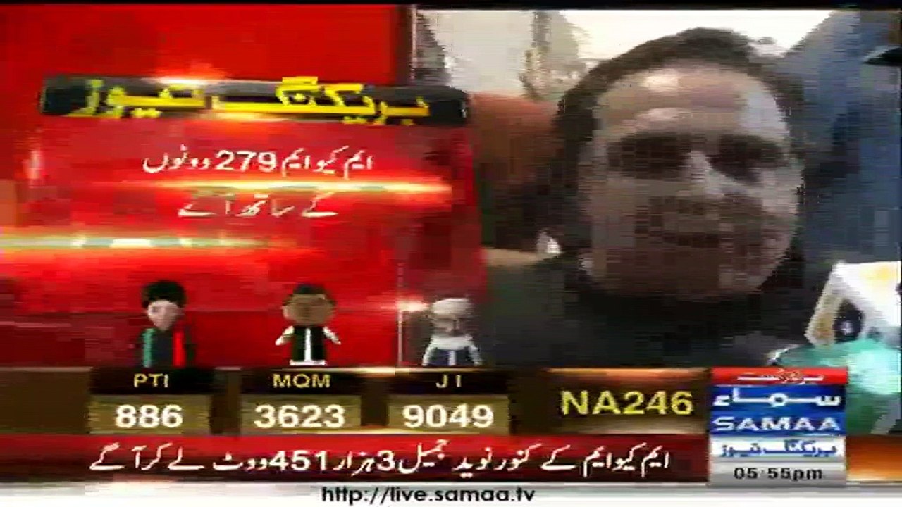 Haider Abbas Rizvi and Imran Ismail Having Tea Together After Polling Ends