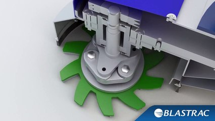 A Single Disc Concrete Floor Grinder | Blastrac Surface Preparation Animation