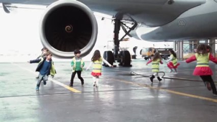 THY'den "En Tatlı" Uçuş Güvenlik Eğitimi