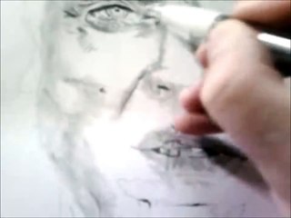 SPEED DRAWING CHRISTOPHER WALKEN