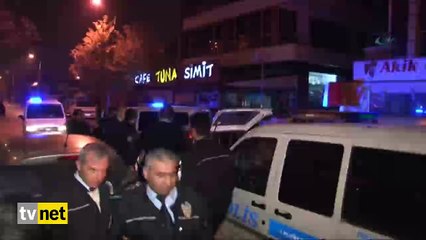 Polisten kaçan zanlılar ekip otosuna çarptı!