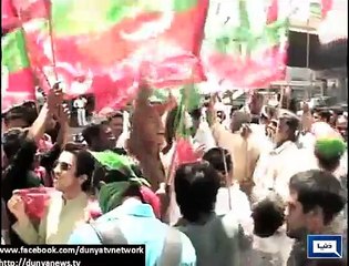 NA-246 election_ MQM, PTI members Sloganeering