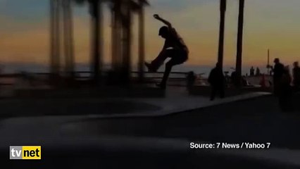 Muhabir uçan kaykay kurbanı oldu