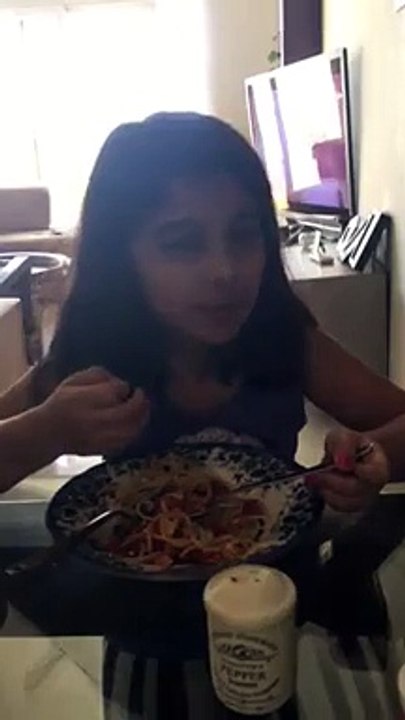 Enjoying noodles Shooooopppssss...:-P