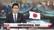 Abe's cabinet minister pays respects at Yasukuni shrine