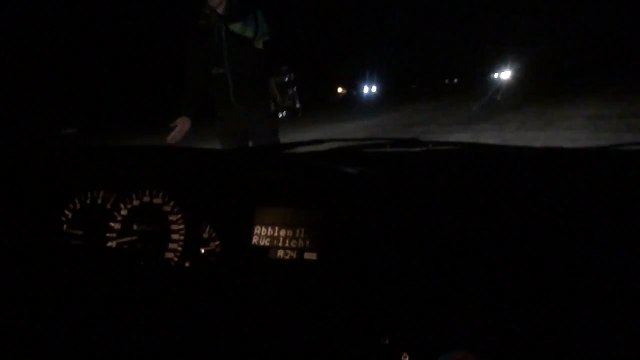 Opel omega 2.5 TD drag race