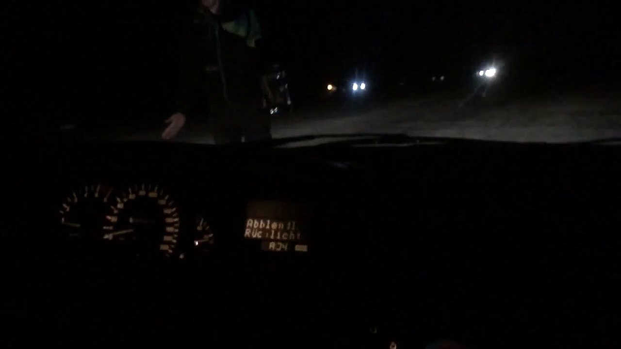 Opel omega 2.5 TD drag race