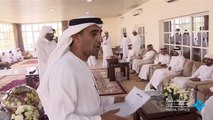 محمد بن راشد يحضر مأدبة غداء مواطن قطري بالمرموم في دبي
