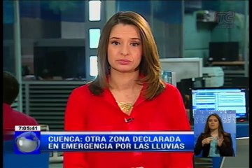 Cuenca- Otra zona declarada en emergencia por las lluvias