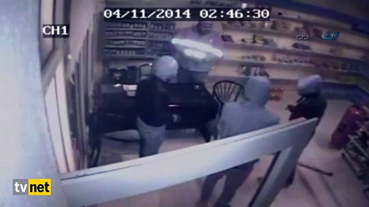 Konya'da kürekli gasp kamerada