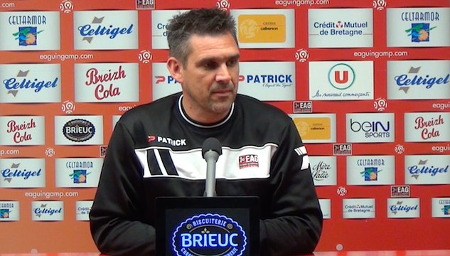 L1-J34 : CAEN-EAG : la conférence de presse d'avant match de J.Gourvennec
