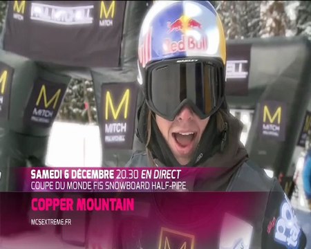 Snowboard Halfpipe de Copper Mountain en direct sur MCS Extrême !