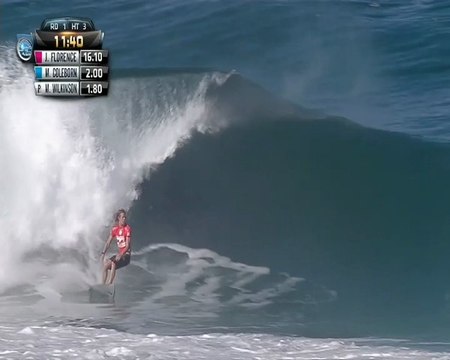 Pipe Masters - Le 9,23 de John John Florence au Round 1