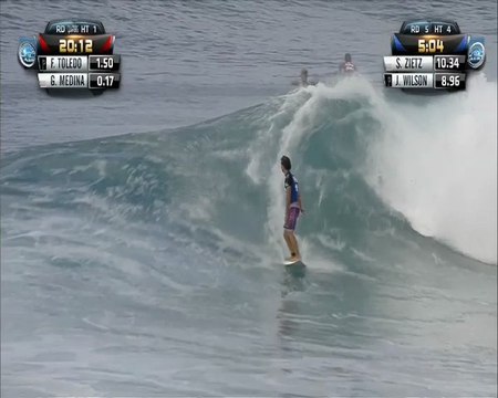 Pipe Masters - Wilson lache un 9,63 au Round 5