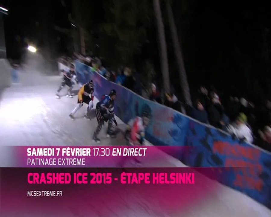 Le Redbull Crashed Ice d'Helsinki en direct sur MCS Extrême