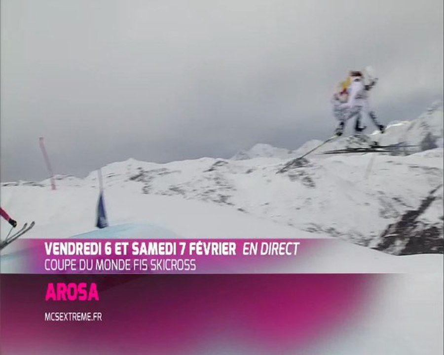 La coupe du monde de skicross à Arosa en direct sur MCS Extrême