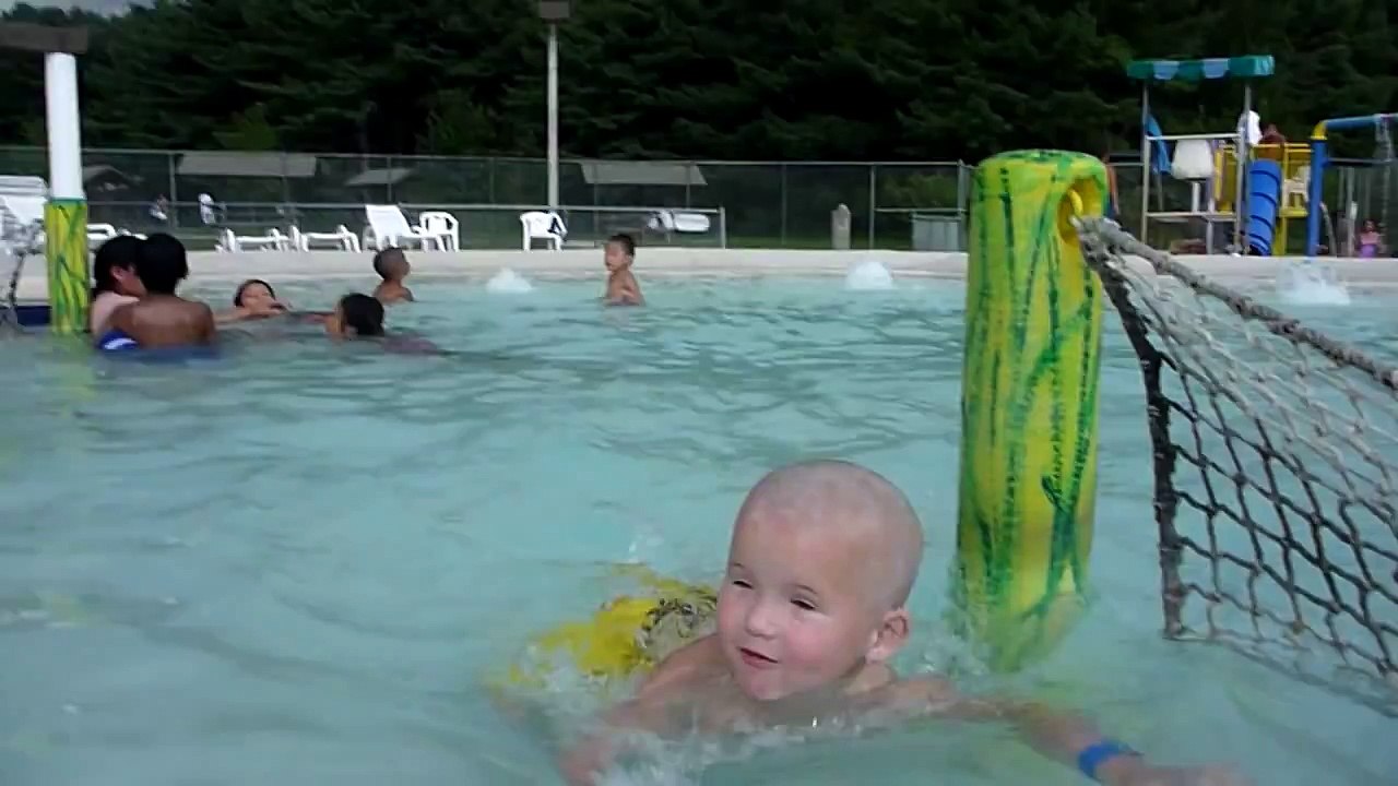 3yo William going down the tongue slide