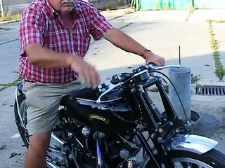 1950 VINCENT BLACK LIGHTNING CLASSIC  RACING BRITISH MOTORCYCLE