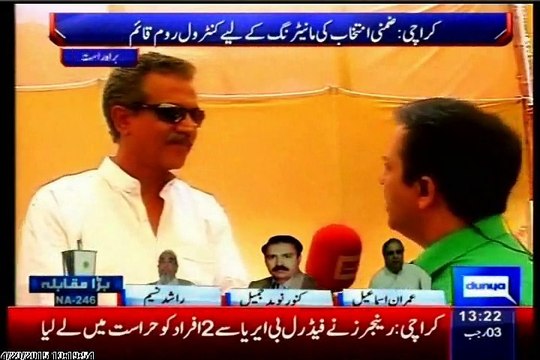 Waseem Akhtar expressed his reservations regarding NA-246 By-polls