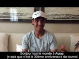 The message from Rafael Nadal for the Open Super 12 players - Open Super 12 Auray Tennis 2015