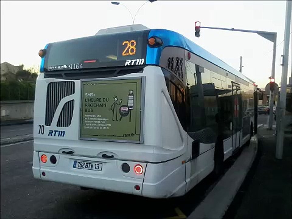 [Sound] Bus Heuliez Bus Access'Bus GX 327 n°1164 de la RTM - Marseille sur la ligne 28