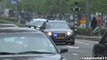 Arrestatieteam Politie in Rotterdam met spoed naar een onbekende melding