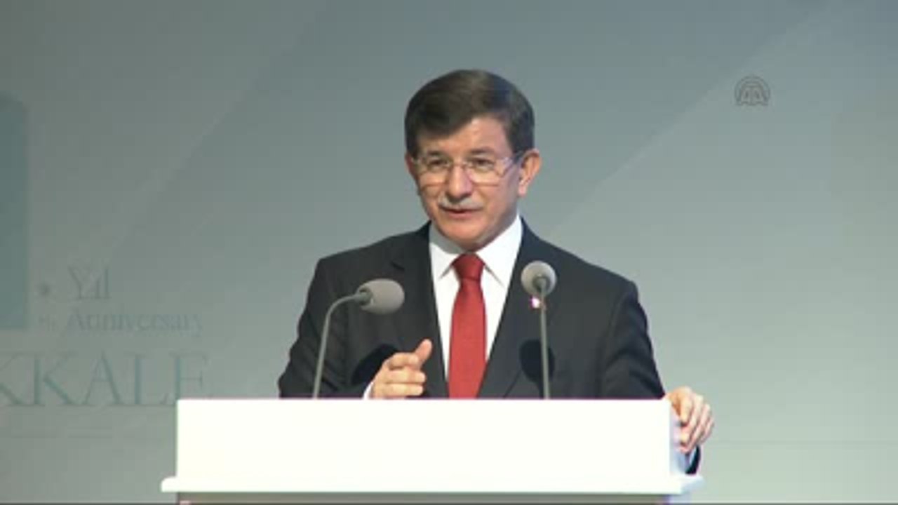 Davutoğlu: "Gelin 1. Dünya Savaşı'ndan Sonra Bir Dünya Barışını Hep Birlikte İnşa Edelim, Nefret...