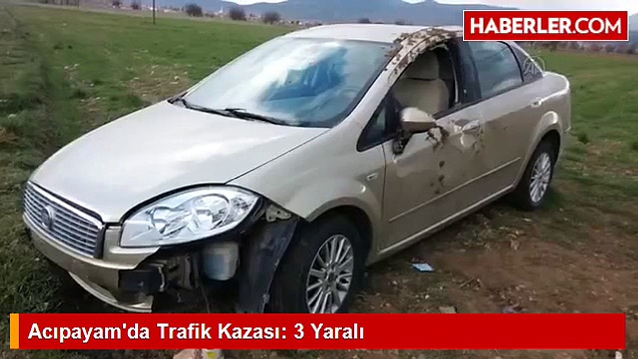 Acıpayam'da Trafik Kazası- 3 Yaralı - Haberler.com