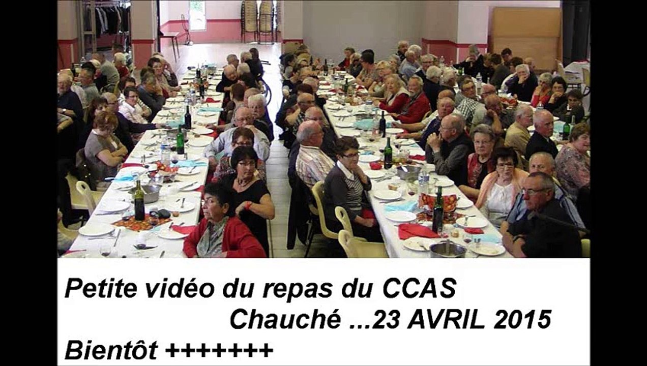 repas 2015 du CCAS à Chauché