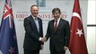 Davutoğlu ile Yeni Zelanda Başbakanı Key Ortak Basın Toplantısı
