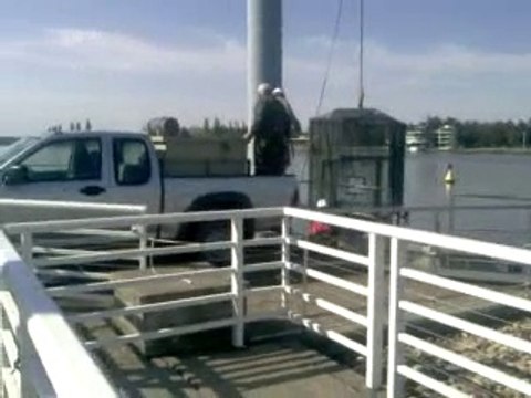 Vidéo0241capture de saumons sauvages de l'Atlantique pour la pisciculture de chanteuges